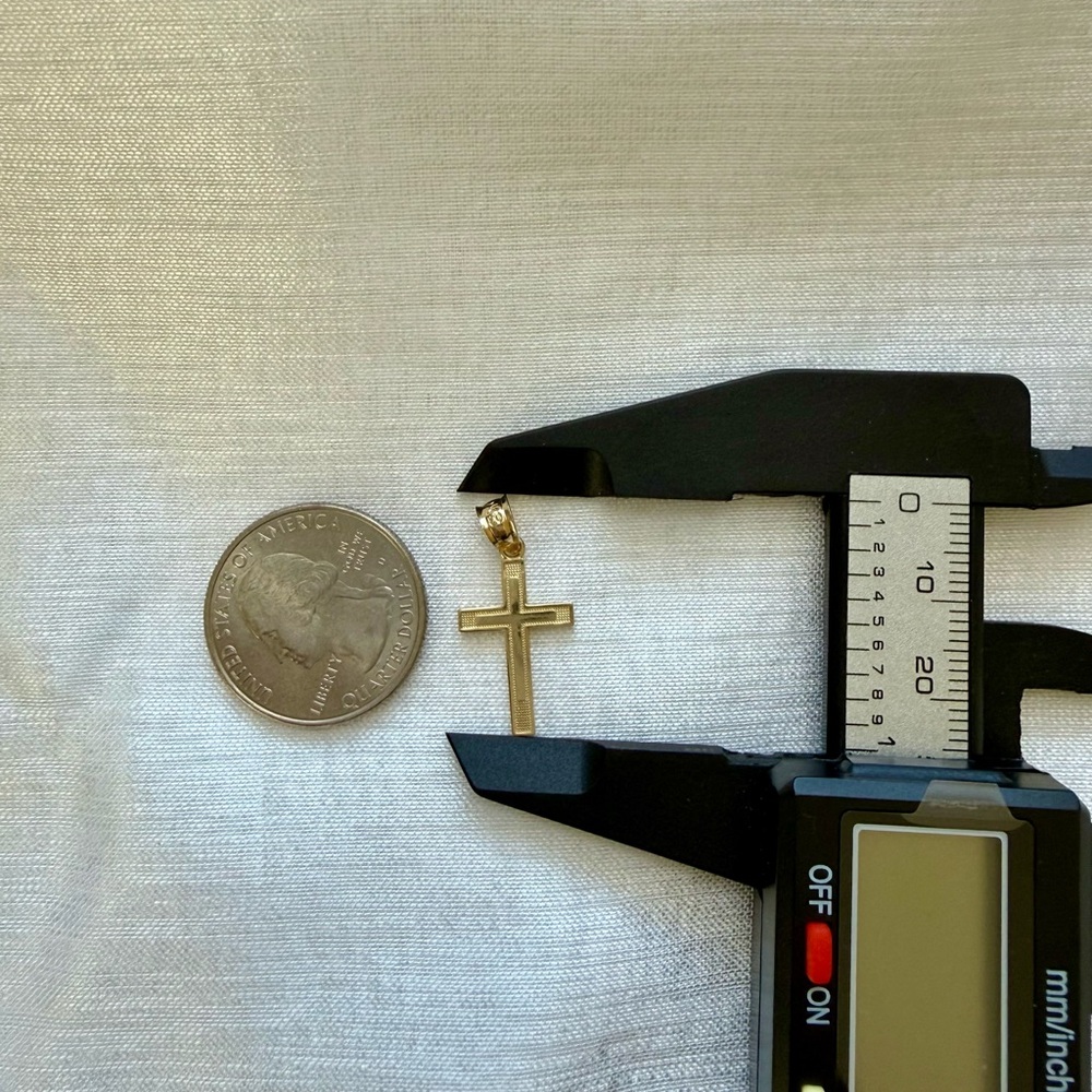 Timeless 10k Real Solid Yellow Gold Necklace - image 4